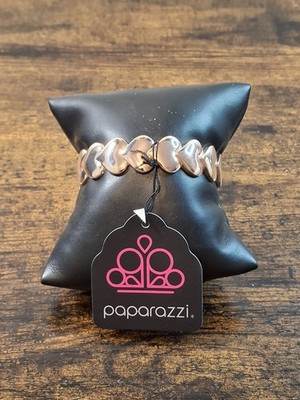 Paparazzi Hearts Galore Rose Gold Bracelet