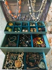Vintage To Now Estate Costume Jewelry Lot Retro MCM To Modern Multi Color Tones
