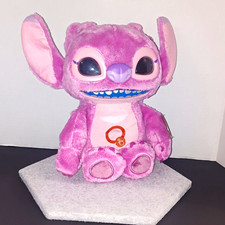 Disney Stitch Angel Many Moods 13.5-inch Interactive Plush, 50 Sounds  Effects