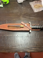 Jimmy Lile Sly II Combat Knife with Leather Sheath The Hammer