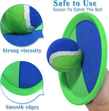 Toss and Catch Ball Set, Paddle Catch Ball and Toss Game for Kids, Great Beach