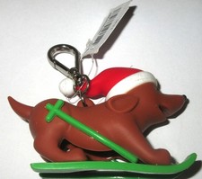 Bath Body Works PocketBac Holder SKI DOG