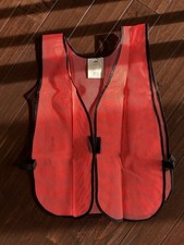5 Size Universal Condor 2RE22 Orange Safety Vest Non-Reflective Hunting packaged
