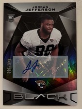 JORDAN JEFFERSON RC 2024 PANINI BLACK ROOKIE AUTO SP /199