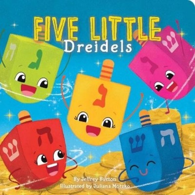 Jeffrey Burton Five Little Dreidels (Kartonbuch)