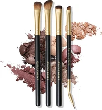 Shadow Skills 4-Piece Brush Set - Essential Eyeshadow Brushes - Pack of 4