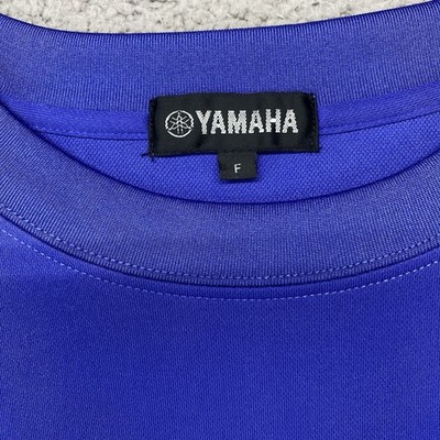 YAMAHA KAWASHIMA シャツ 水色 Yamaha Shirt Adult F Blue White Racing Motocross Dirt Bike Blue