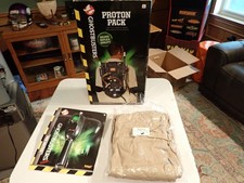 Ultimate Ghostbusters Costume w/ Proton Pack, PKE Meter and XL Coveralls Outfit