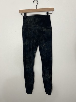 Lululemon Align High Rise Pant 28  Diamond Dye Graphite Grey Bronze Green Size 4