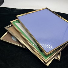 Vintage Picture Frame Lot Of 4 8x 10 Brass, M...