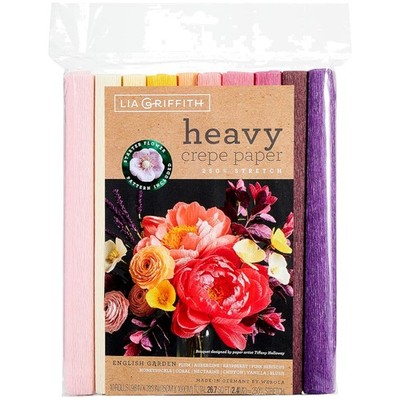 Crepe Paper for DIY Projects - Lia Griffith English Garden