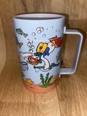 Disney Donald Duck SWIVEL/Rotating Puzzle Cup Mug RARE