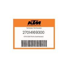 KTM Genuine Dashboard - 27014169300