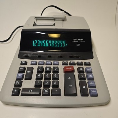 Sharp Compet VX-2652H 12 Digit Adding Machine with Printer Excellent Condition