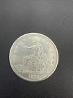 1875-S Trade Silver Dollar XF-AU Natural Original Better Date Raw - Lot #7