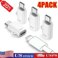 4x For iPhone 17/16/15Pro Plus Max Type-C Male to 8-Pin Female Adapter Converter
