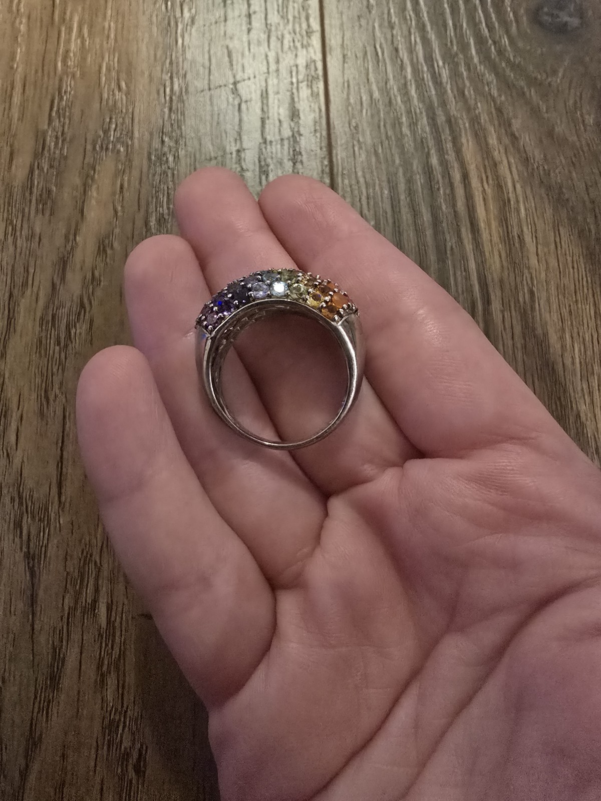 Rainbow Gem Ring - image 2