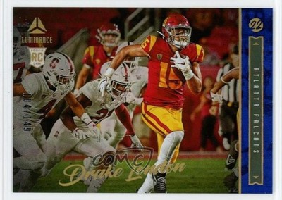 2022 Panini Luminance Rookie Blue /149 Drake London #189 Rookie RC 0ud4