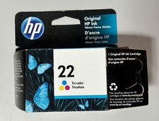 GENUINE HP 22 Color Ink Deskjet D2430 D1455 3940 D1560 F4180 Officejet J3680