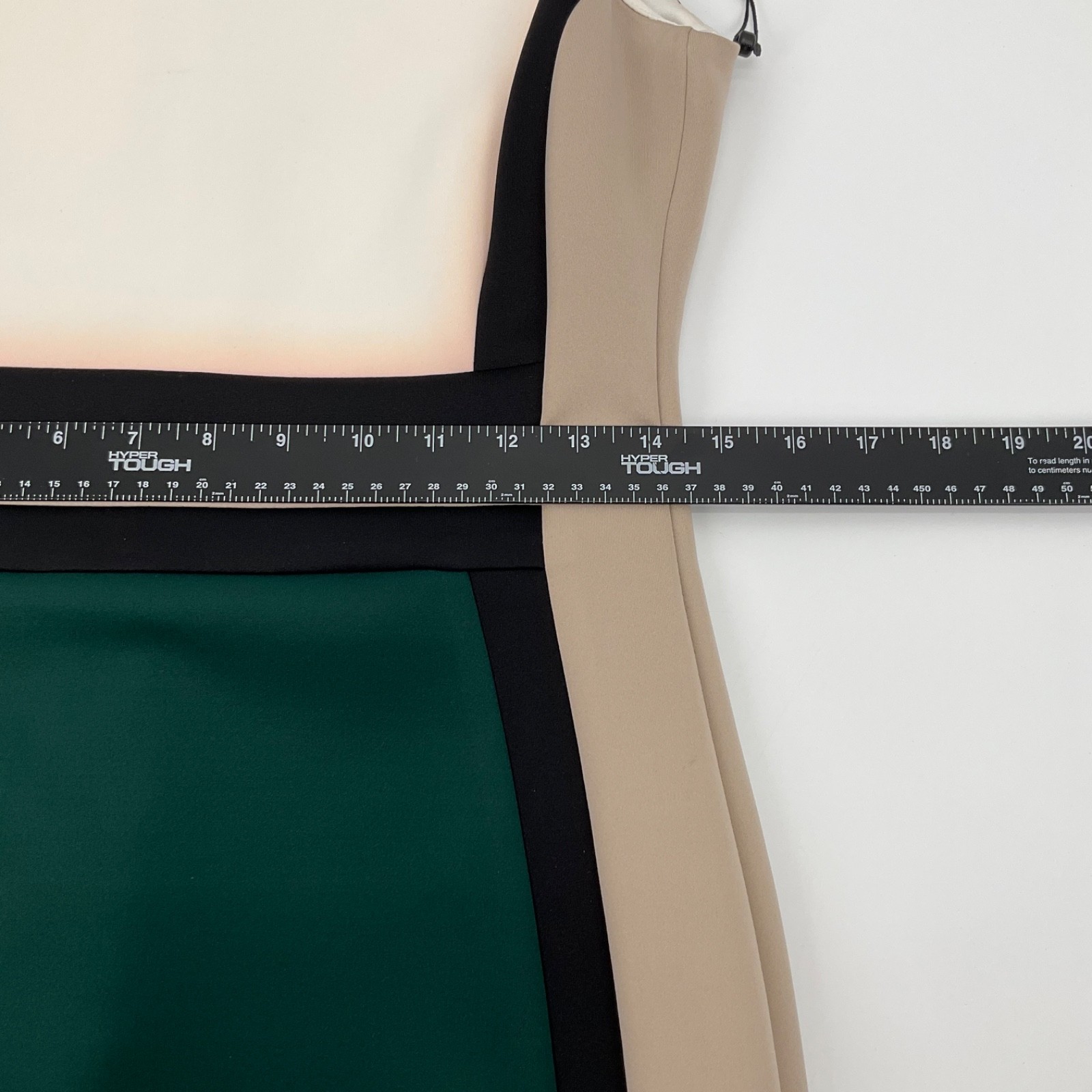 Calvin Klein Cream Colorblock Dress Sz 8 thumbnail 10