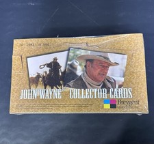 John Wayne Ltd Collector Cards Box Breygent Inc. FACTORY SEALED #2081 Of 3000
