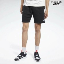 Image of Reebok FJ3286 Men's Classics Vector Summer Shorts Black Gym Yoga Size S M L XL