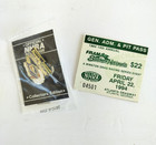 Vintage 1994 NHRA Fram Southern Nationals Collectors Hat Pin and Ticket Stub