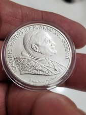 1996 Silver vatican city 500 lire john paul ll 
