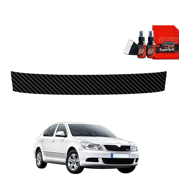 Grizzglass Bodyshield Carbon-Ladekantenschutzfolie FüR Skoda Octavia 2 Sedan Fac-image