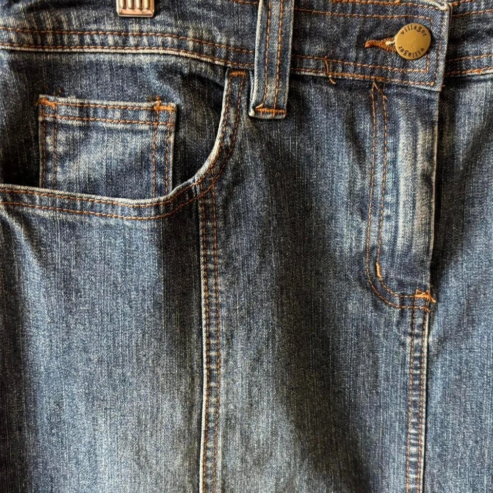 Vintage 90s villager maxi denim skirt — 第 4/4 张图片