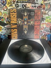 GUNS N ROSES Appetite For Destruction VG VINYL W/HYPE STICKER