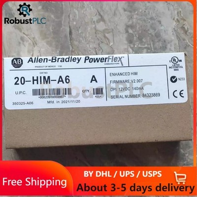 Allen-Bradley 20-HIM-A6 PoweFlex Enhanced HIM FW V2.007 12VFC New Factory Sealed