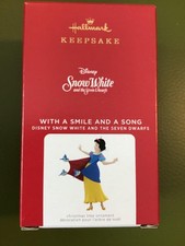 Hallmark Keepsake Ornament 2021 With a Smile and a Song Princess Snow White