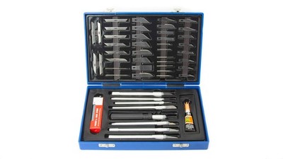 56pc Precision Craft Knife Set Professional Razor Sharp Knives for Art, Hobby...