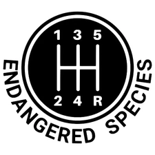 Endangered Species Decal Stickers Stick Manual Shift 5 Speed Car Truck Wall JDM