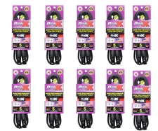 10 ProX DMX Cables  5 Pin High Performance Data Lighting  Cable 5FT