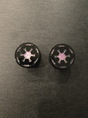 Gorilla Glass Galactic Empire Double Flare Plugs, 1 and 1/4 inch (32mm)