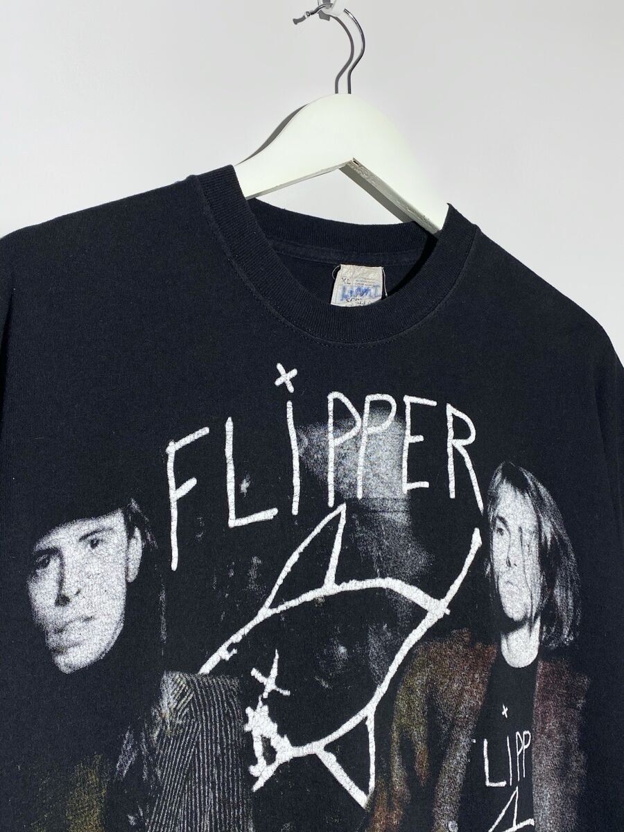 Vintage 1998 Nirvana Flipper Graphic Print Screen Stars Tag Vintage 1998 Nirvana Flipper Graphic Print Screen Stars Tag