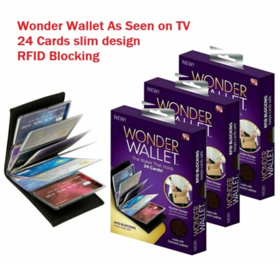 #ad #ad NEW Original Wonder Wallet Amazing Men Women Slim RFID Wallets As Seen on TV $8.88