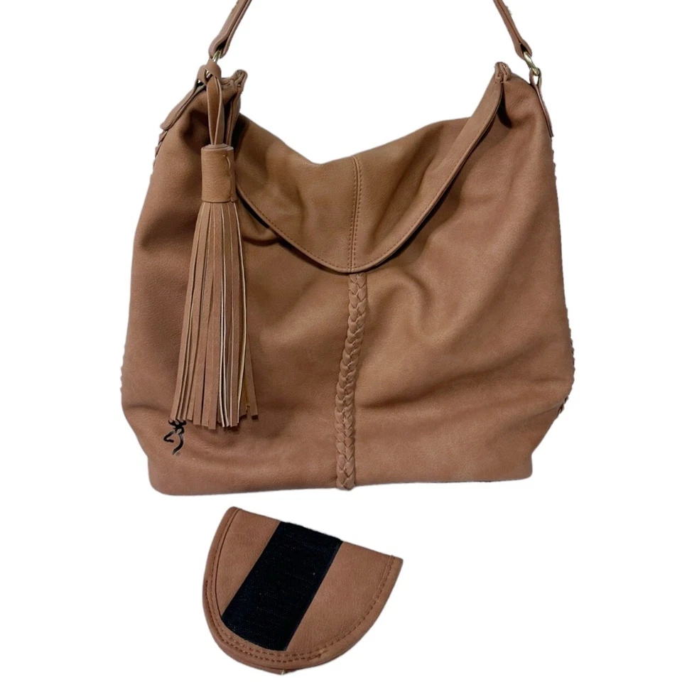 Browning Leather CCW Purse Ashley Concealed Carry Locking Gun Shoulder Bag - Image 3 of 4