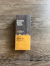 Every Man Jack Hydrating Beard Oil, Sandalwood 1.0 Oz - Brand New