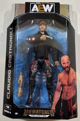 NEW 2024 JAZWARES AEW Unmatched Series 9 Claudio Castagnoli Toy