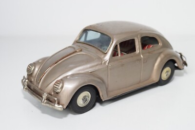 A79 1:24 BANDAI JAPAN VW VOLKSWAGEN BEETLE KAFER LIGHT BROWN EXCELLENT COND.