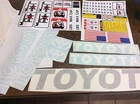 Toyota Forklift  Decal Kit detailed with safety decals  (White and GRAY Combo)