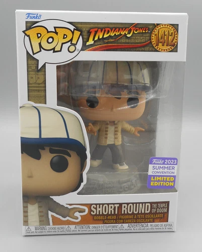FUNKO POP! Indiana Jones Short Round 2023 SDCC Exclusive Limited Edition #1412