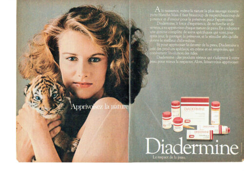 PUBLICITE ADVERTISING 096  1980  Diadermine  cosmétiques creme (2 pages) - 第 1/1 張圖片