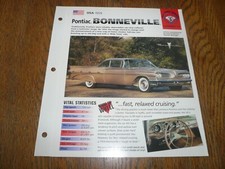 1959 Pontiac Bonneville UNIQUE IMP BROCHURE 