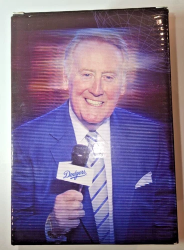 Dodgers Los Angeles VIN Scully SGA Commemorative Microphone Statue 2017