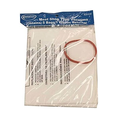 Fits For Shop Vac Vacuum Dry Filter Bags with Band 90101 901-01 9010100