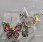Beautiful Butterfly Rhinestone Keychain, NWOT — photo 2